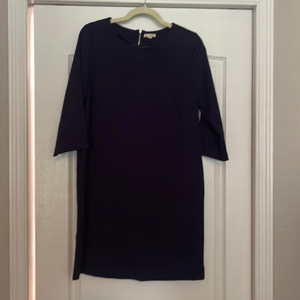 Navy Gap Sheath Dress